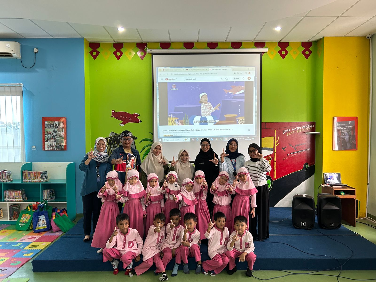 Wisata LiterAsyik Ke Perpustakaan Jakarta Timur Bersama PAUD Alquran Nurus-Syifa